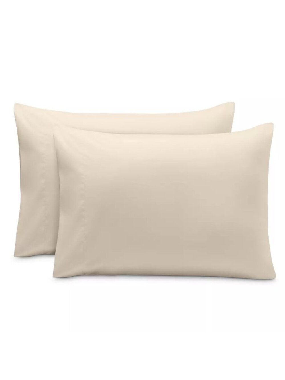 Bare Home Sand Beige Brushed Microfiber 2 King Pillowcase Set 20" x 36" NWOT